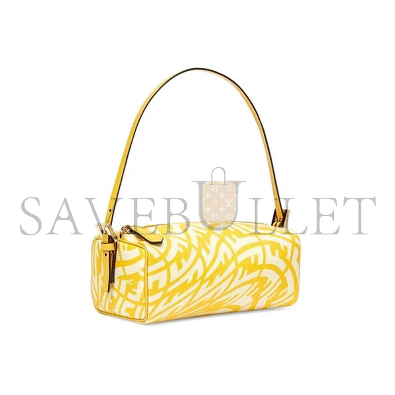 FENDI FWRD RENEW COATED CANVAS SHOULDER BAG 8BS050AFL1F1E8K (19*11*8cm)
